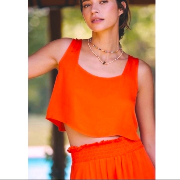 Anthropologie Smocked Cover Up Mini Skirt Set - Picture 3 of 14